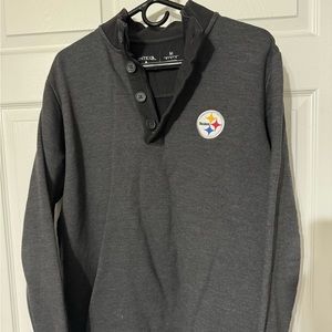 Men’s Steelers 3/4 Pullover - Medium